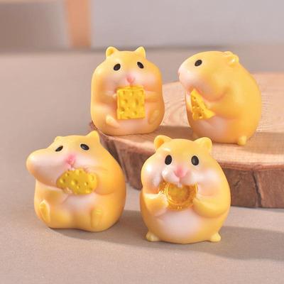Cute Hamster Micro Landscape Gardening Decoration Cartoon Desktop Accessories