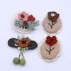 Mori-Style Handmade Lace Flower Brooch & Bag Charm - Sweet Yarn Embellishments