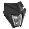 LED-Scheinwerfer + Enduro-Offroad-Kennzeichenleuchte Scheinwerfer ECE-zugelassen XDure SW2 Tagfahrlicht schwarz