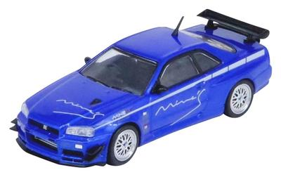 Inno Models NISSAN Skyline Βελτιωμένο από Ολοκληρωμένο Προϊόν 1/64 GT-R (R34) V-SPEC MINE'S R34VS-MINES-BL