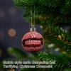 Gothic Christmas Ornament - Hanging Ball Decoration for Holiday Tree Decor