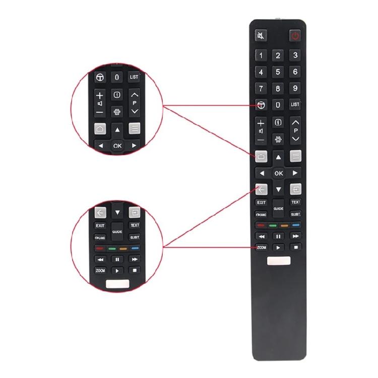 Multifunctional Remote Controller RC802N for 65C2US 75C2US Extended Ranges Control Single Button Nonslip Grip Design