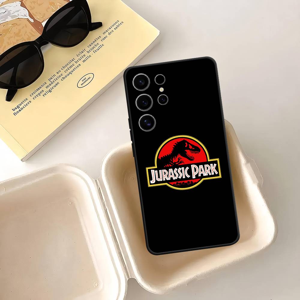 

J-Jurassic Park Dinosaur World Case For Samsung Galaxy Case S25 S23 S22 S21 S30 S20 S10 Ultra Plus FE TPU Soft Cover Samsung S20 5G