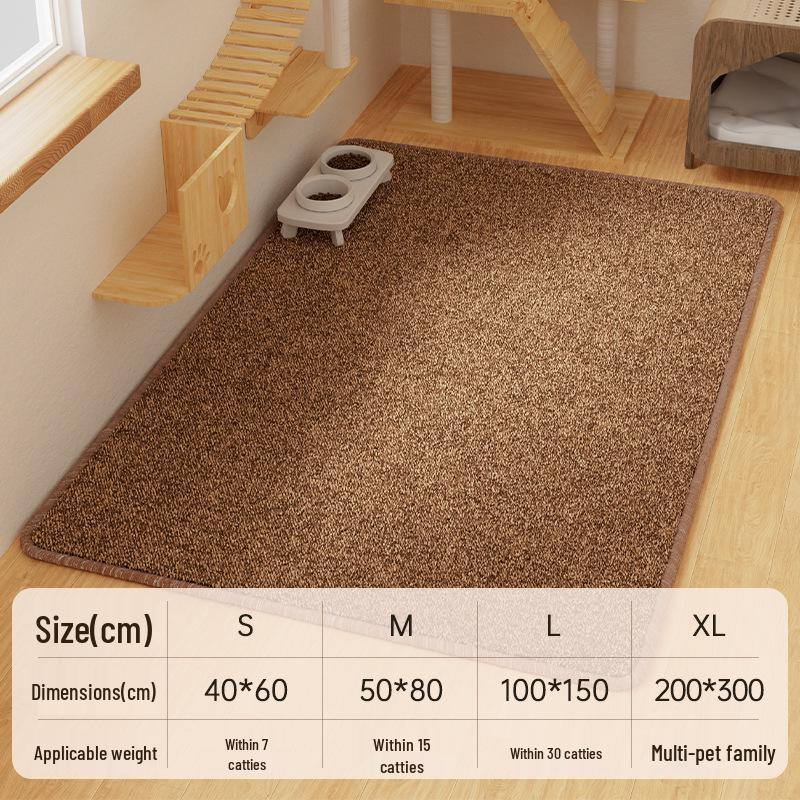 Washable Sisal Cat Scratch Pad: Scratch & Wear-Resistant, Moisture & Damp-Proof Mat