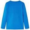 Kids Long Sleeve T Shirt Cobalt Blue Size 128