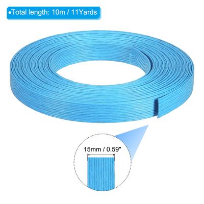 11 Yards X 0.6" Paper Rattan Weaving Cane, 12-Ply Paper Rattan Weave Basket Weaving Supplies for DIY Rattan Woven Making