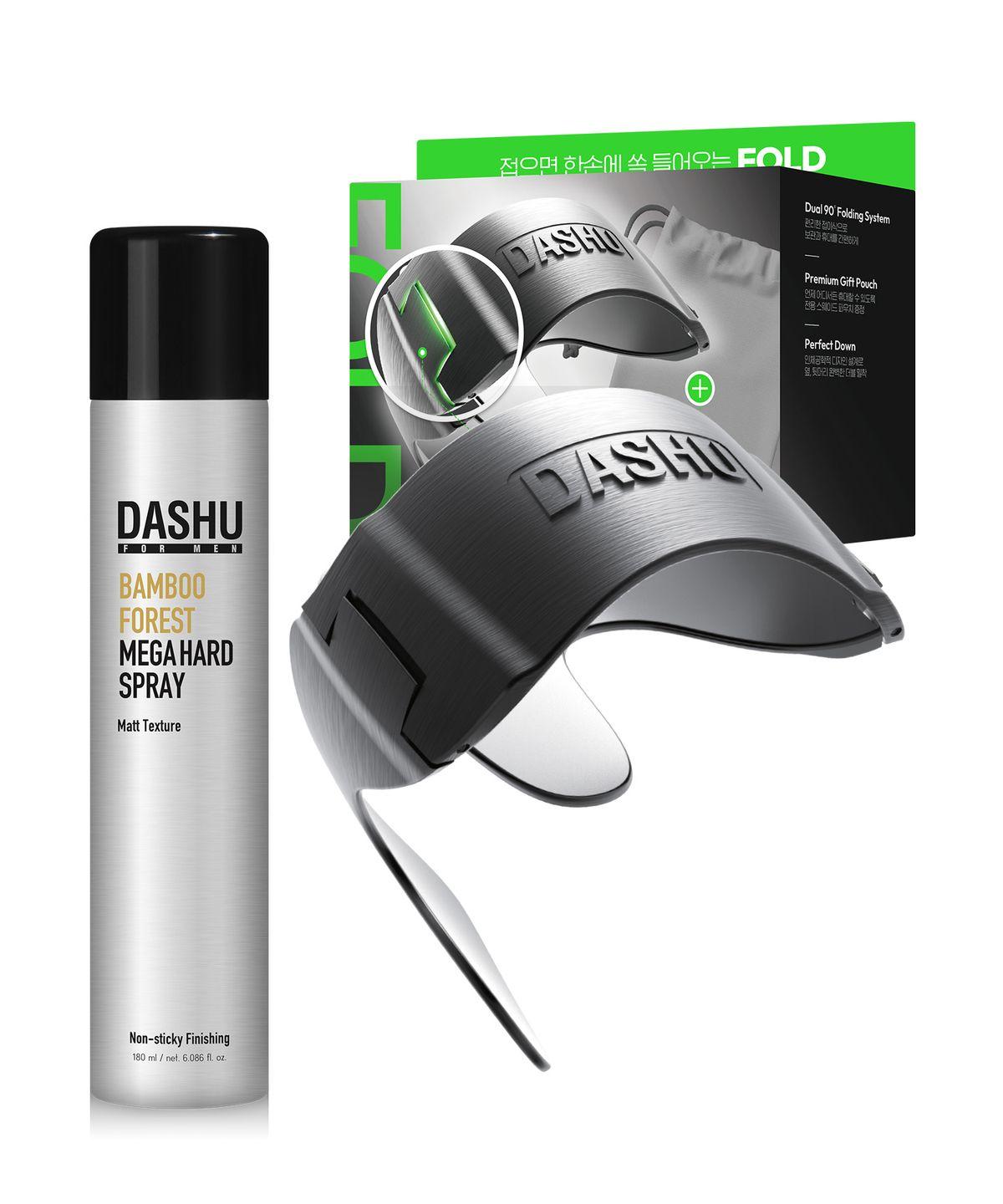 Daily Perfect Down Tech Fold + For Men Bamboo Forest Mega Hard Spray 180ml