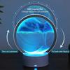 1PC dimmerabile 3D Moving Sand Art lampada da tavolo RGB cambiamento di colore dinamica clessidra luce notturna Home Office Decor regalo di Natale
