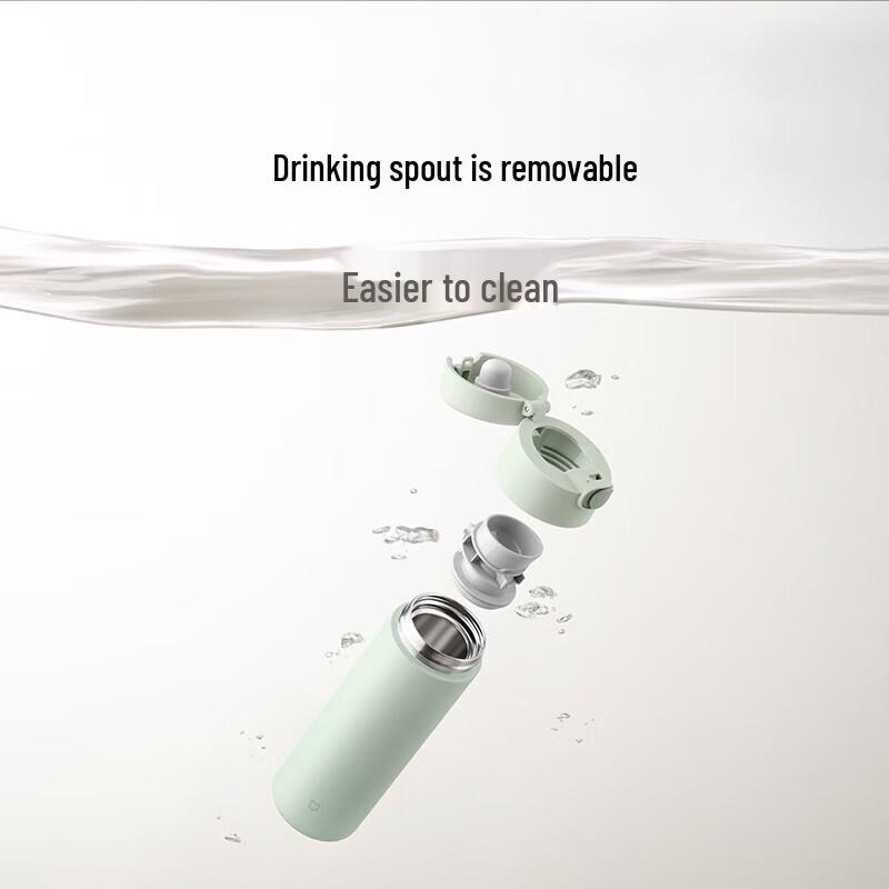 Xiaomi Mijia 480ml Thermoskanne mit Ausgießerdeckel aus Edelstahl