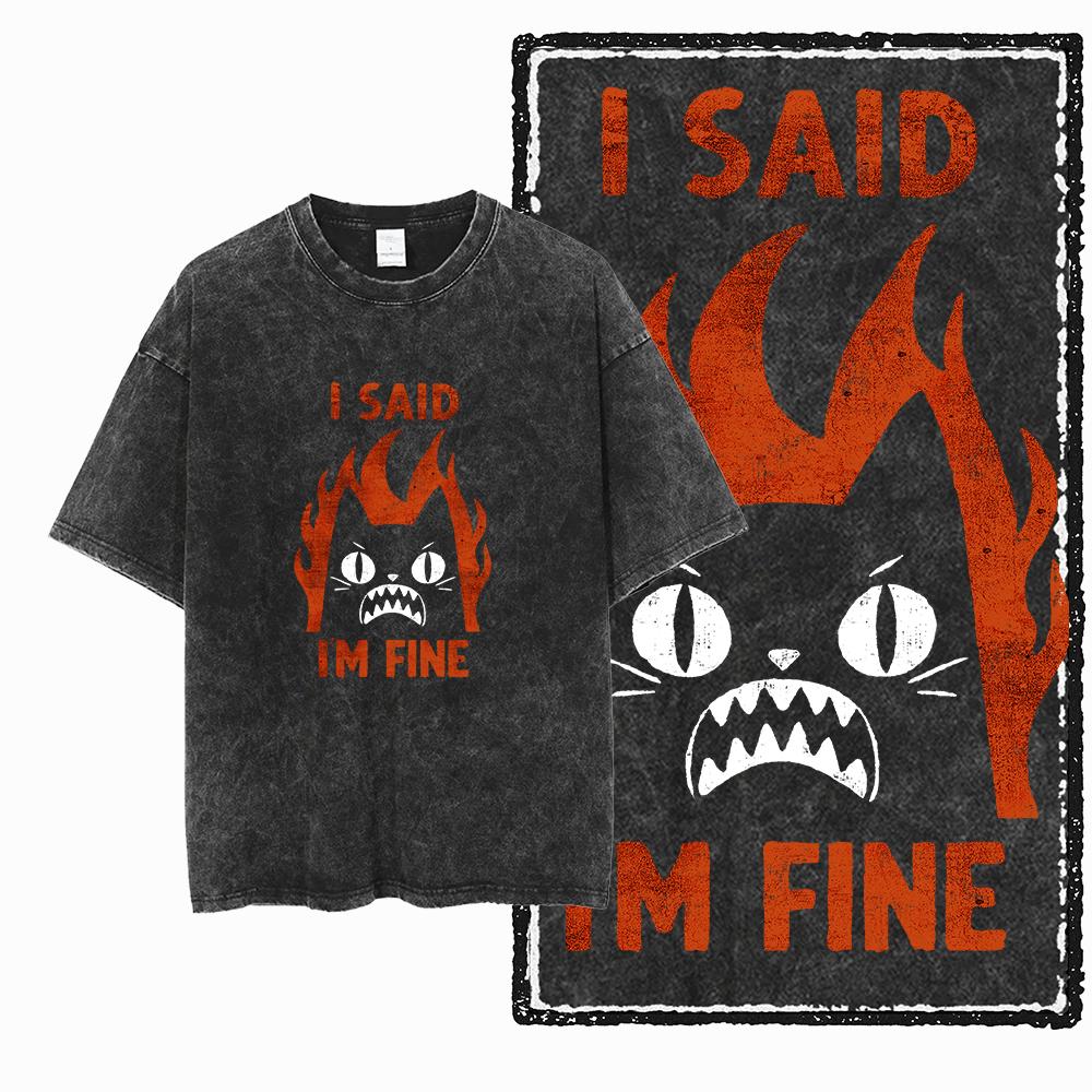 

COOLMIND DB cat Принт Хлопок Кислотная стирка Эксклюзивная графика Унисекс Футболка Крутая уличная одежда Мужские футболки Футболка большого размера для мужчин L