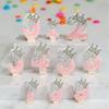 Pink Birthday Number Cake Candles, Fun Inspiration Pink Crown Cake Decorations, Birthday Decorations, Birthday Supplies, Party Supplies