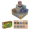 Vibrant Magnetic Building Blocks Set Minecraft Theme Diy Construction Toys