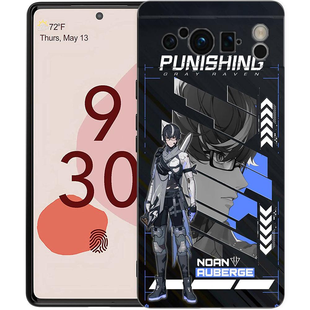 Punishing Gray Raven Anime Telefondeksel For Google Pixel 8 A 7 6 Pro 6A 5G Svart Mykt Støtsikkert Bakdeksel Silikonskall Coque