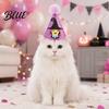 Cartoon Pet Hat Halloween Pointed Hat Cute Ghost Witch Pumpkin Cat Pom-pom Costume for Cats And Small Dogs Holiday Party Accessory Comfortable