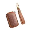 Leather Car Key Case Cover Holder Keychain Protector Shell for Kia 4 Button Sorento K900 K7 Cadenza Remote Key Fob Cover Bag