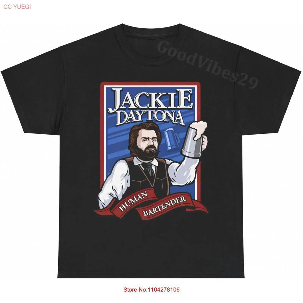 Jackie Daytona Human Bartender WWDITS Vintage S 5XL T Shirt vintage Washed streetwear Top For Everyday Wear Stylish