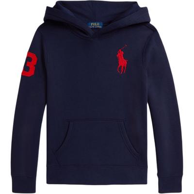 Polo Embroidered Long Sleeve Hoodie Kids Hoodies Blue 323979316-005