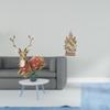 Reindeer Elk Deer Ornament Sculpture Figurine for Living Room Office Bedroom Farmhouse with Holy