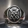 Satan Luzifer Dämon Herren Dominanter Handschmuck Ring