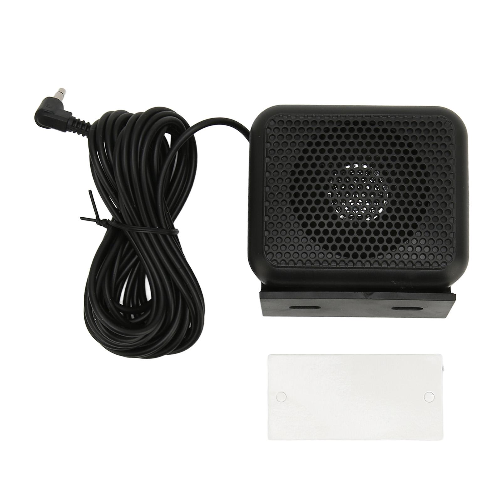Mfyspace Unisex Car Radio Speaker Portable Car Radio External Speaker With 3.5Mm Plug And Base For Ft 7800R Ft 7900R Ft 8800R Ft 8900R