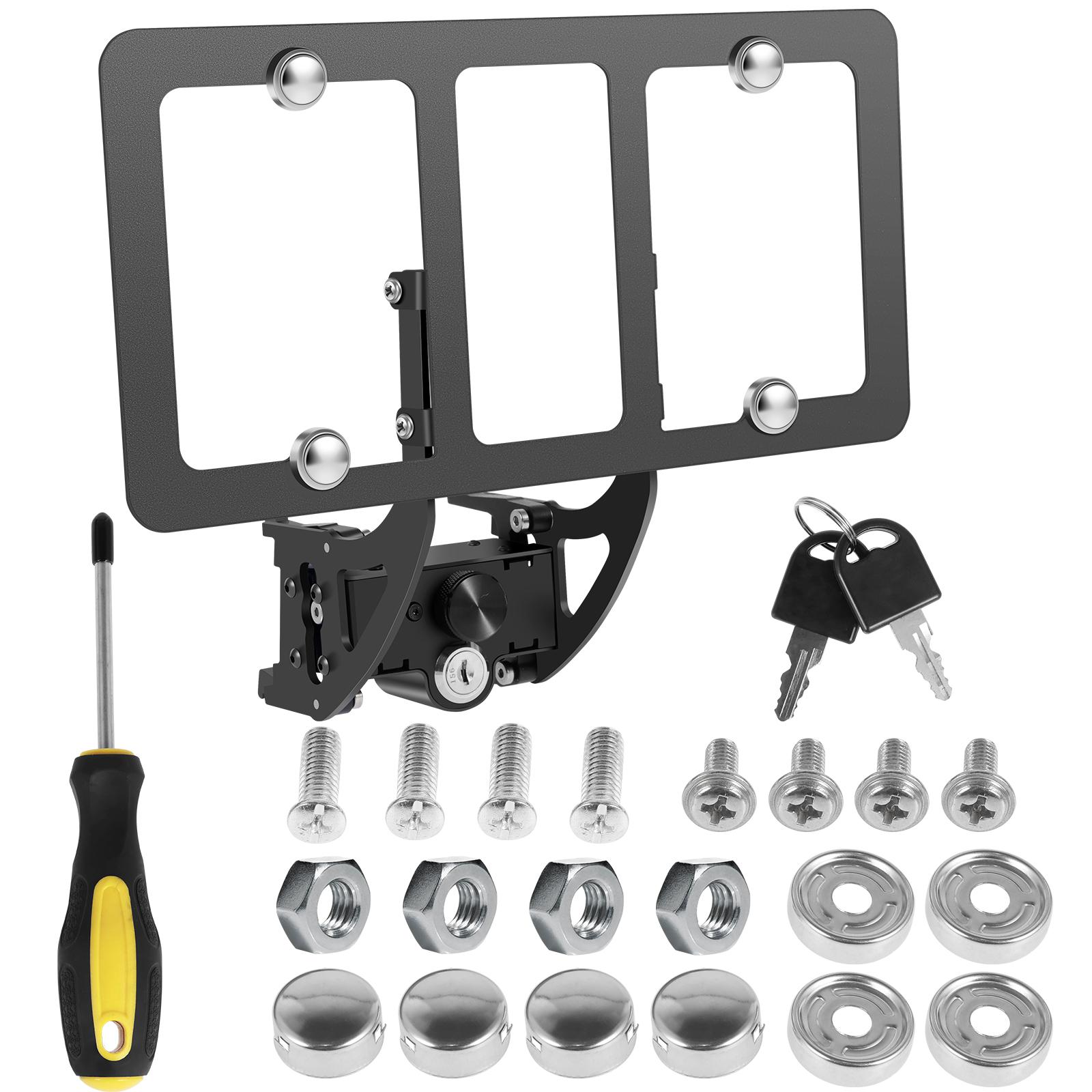 

Передний держатель номерного знака для модели Y/3 2021–2023 гг. Комплект для крепления номерного знака из алюминиевого сплава с замком против кражи