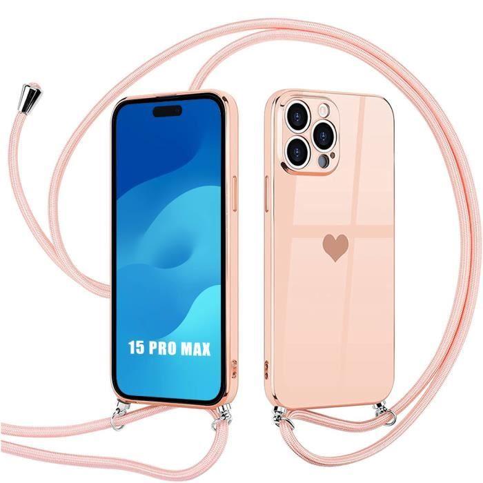 Coque - E.F.CONNECTION - pour iPhone 15 Pro Max - Antichoc - Anti-rayures - Ultra Slim