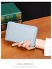 Genuine Leather RFID Passport and Document Holder with Multi-Card Slots and Zipper Pocket for Men and Women