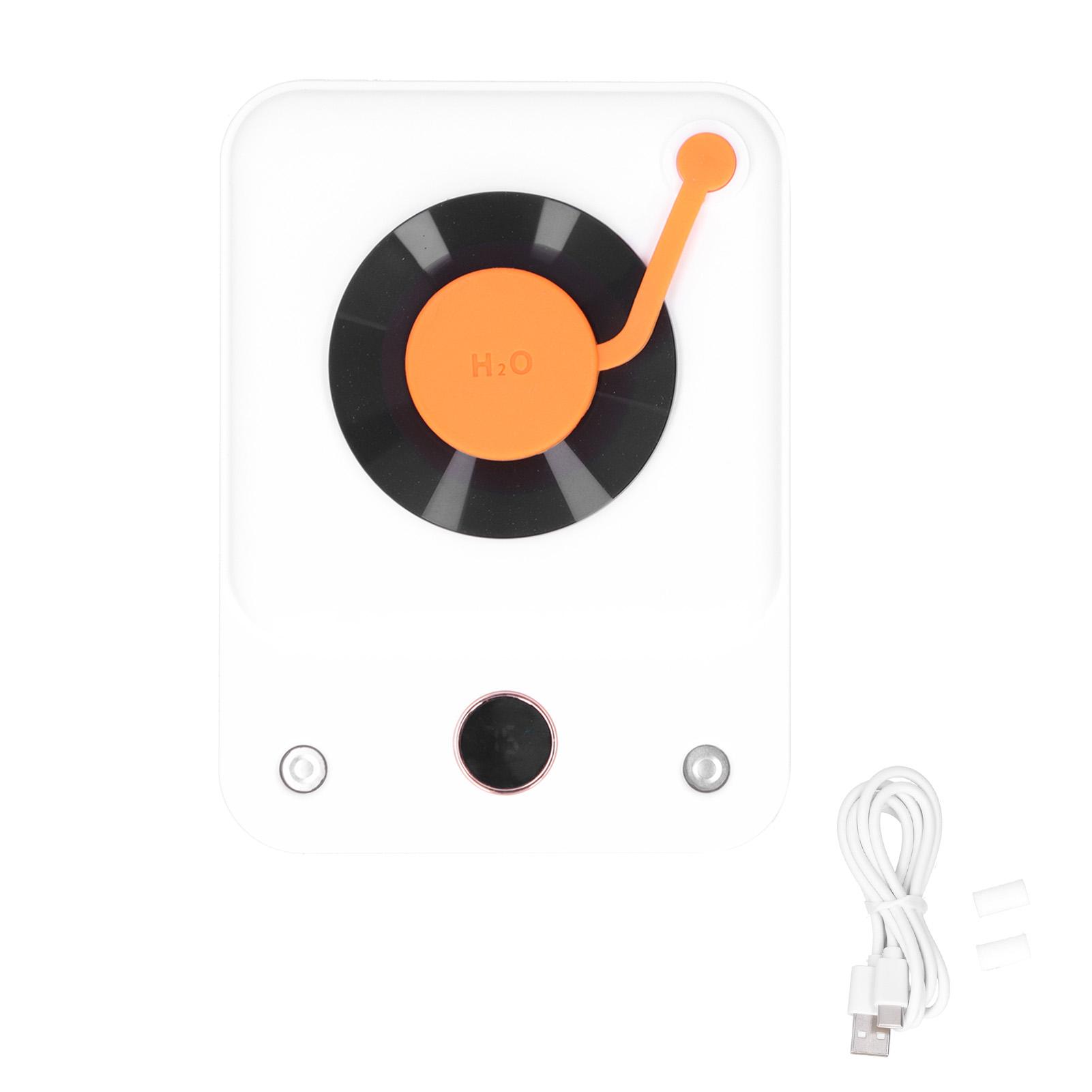 Double Spray Humidifier Intelligent Digital Humidifier with Small Night Light USB Charging