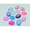 15X20MM Natural Window Druzy Agate Oval Cabochon Loose Gemstone 13 Pcs Lot C-3710