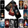 Cover Jesus Cross God Phone Case for Samsung Galaxy S22 S21 S20 FE Ultra Plus A07 A17 A15 A16 A25 A57 A37 Casing