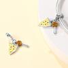 Cute Yellow Food Pumpkin Car Cake Avocado Pizza Charm Bead Components Bead Components Copper Metal High Quality Fine Jewelry Compatible With Bracelet