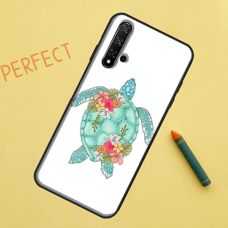 Sea Turtle For Huawei Nova 10 9 SE 11 Pro 12i 11i 8i Y60 Y70 Y90 Y61 Y91 Y72 Y73 P20 P40 P30 Lite Case