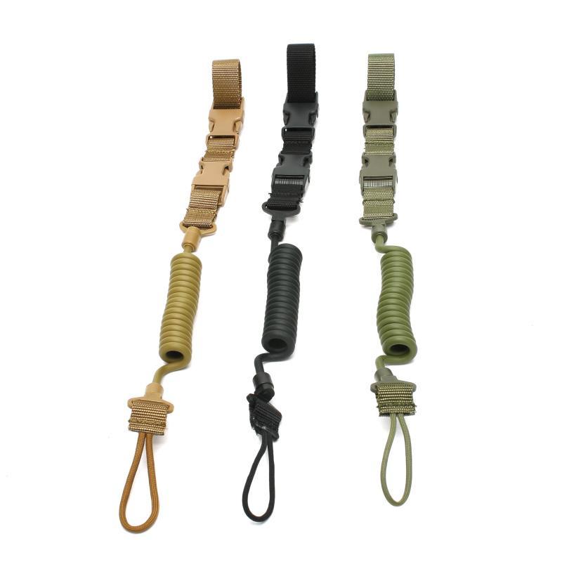 Elastic Nylon Single-Point Tactical Spring Rope Sling for Outdoor Sports