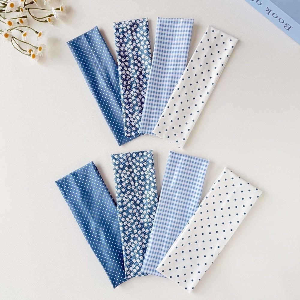 Sweat-absorbent Makeup Headband Polka Dot Hairband Retro Sports Headband Hair Accessories