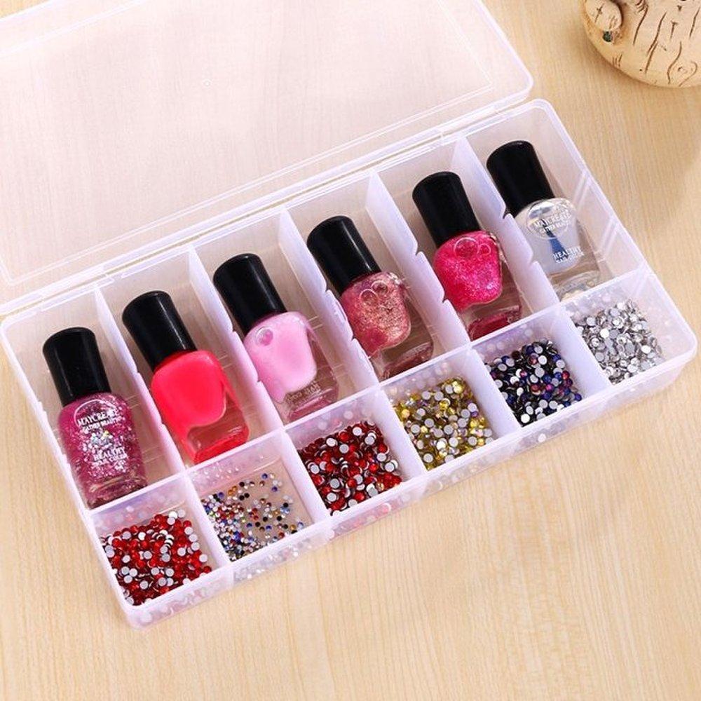 

Parts Nail Storage Plastic Piercing Case Accessories (WCF0464)