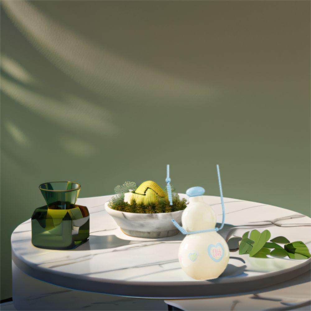 Plastic Gourd Water Bottle Large Capacity Water Cup Cute Sport Bottle Office