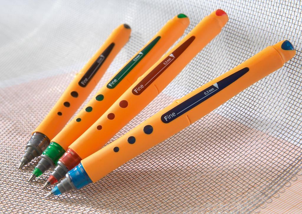Stabilo Bionic Worker Ballpoint 4 Water-Based Pen, 0.3mm, Colors, 2016S-4-001