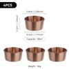 304 Stainless Steel Dipping Cup, Golden Sauce Cup, American Seasoning Dish, Household Salad, Tomato Sauce Dipping Cup