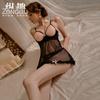 Sexy Underwear Sexy Hollow Pajamas Passion Steel Ring Breast Support Lace Perspective Uniform Temptation Free 5024