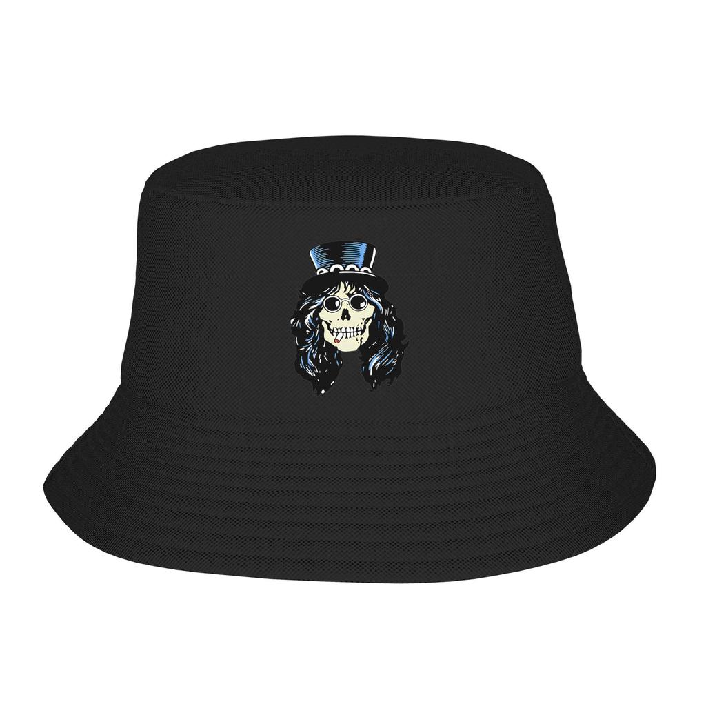 Bucket Hat Men Women Lightweight Outdoor Guns N Roses Fishing Fisherman Hat Hot Summer Beach Vacation Getaway Headwear Bob Hat