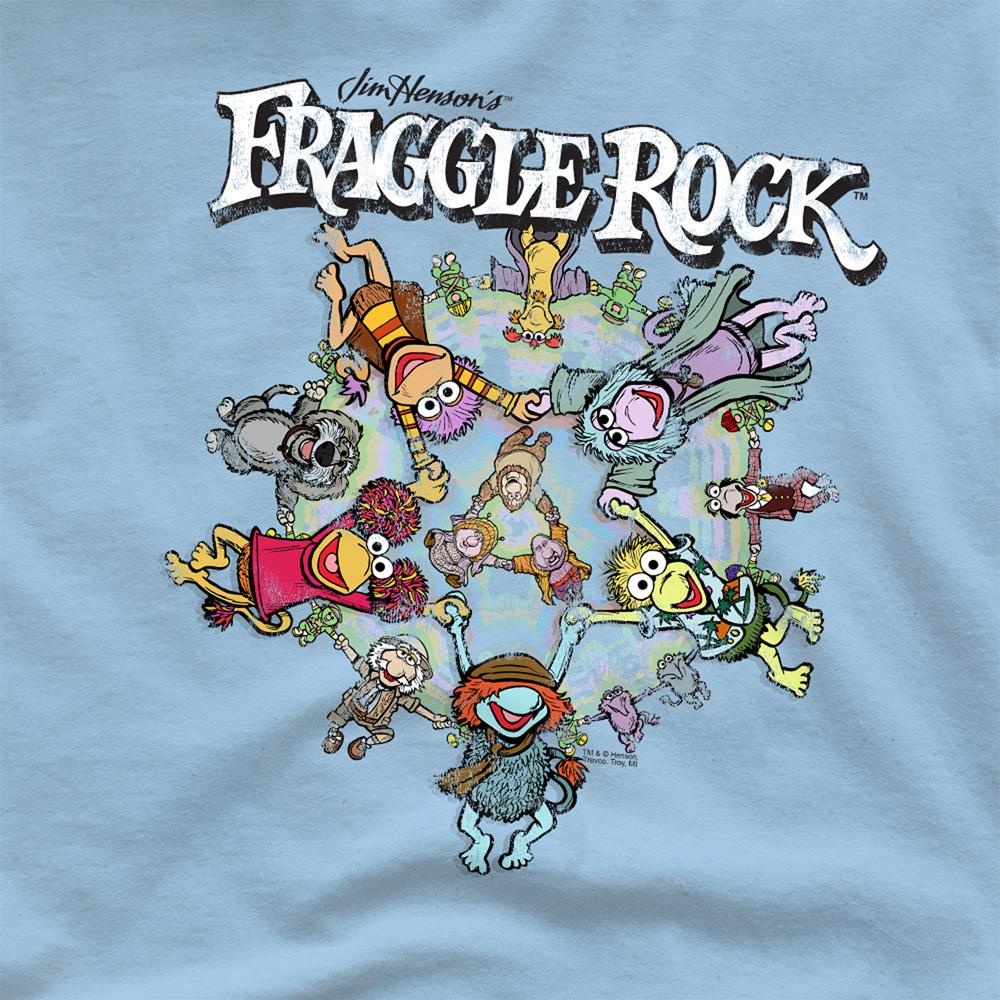 Fraggle Rock Unisex Adult Spinning Gang T-Shirt