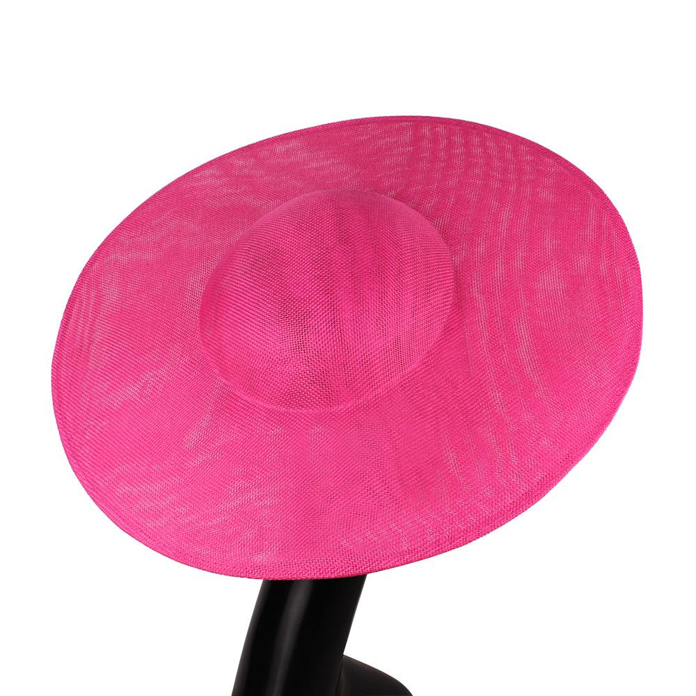 New Hat Bottom Diameter 40 Cm Imitation Hemp Hat Mop Diy Handmade Hat + Accessories First-Hand Direct Sales