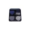 [HISDERN] Business Marineblaue Krawatte 3-teiliges Set - Stilvoll, Perfekt für Hochzeiten, Formelle Anlässe, Herren Krawatte und Einstecktuch Set, Waschbar, Geschenkidee