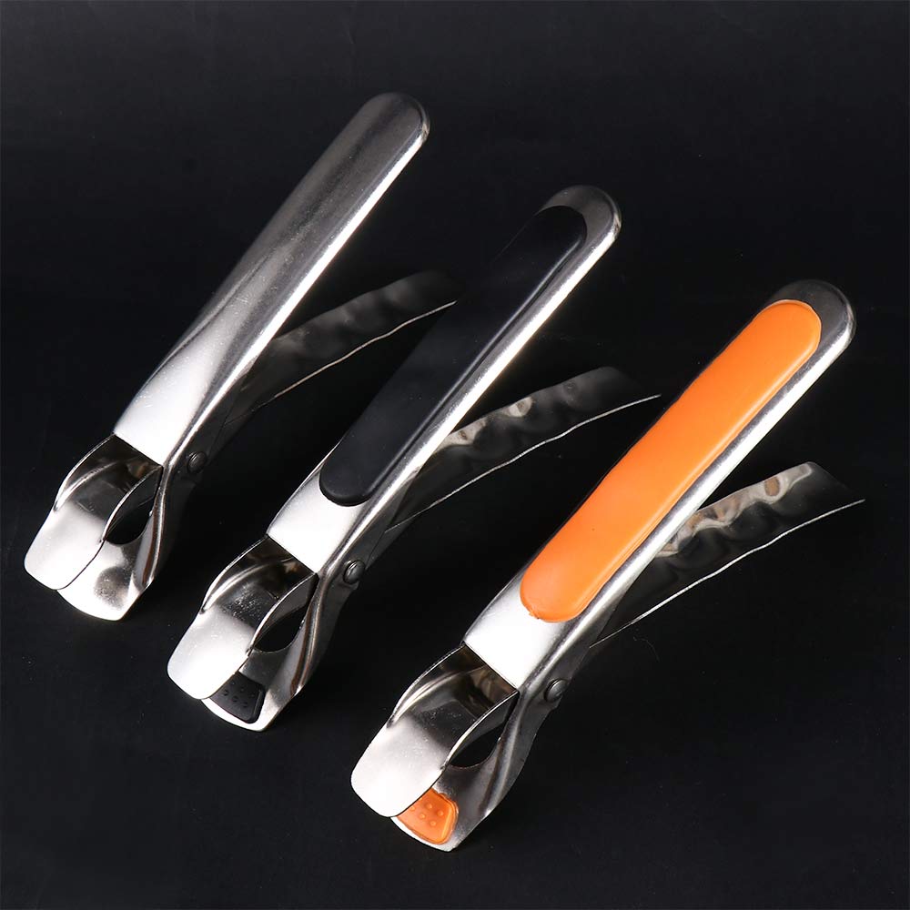 Silicone Camping Tool Kitchen Gadget Retriever Anti-scalding Tongs Pan Gripper Bowl Clip Pot Clip