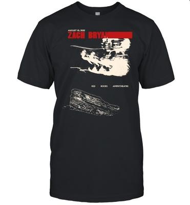 Koszulka Zach Bryan – Red Rocks Amphitheatre 10 sierpnia 2025 Koszulka koncertowa