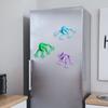 Movable Joints Frog Fridge Magnet 3D Printed Frog Fidget Toy Articulated Animal Model Figurine Magnetic Refrigerator Frog Decoration Ornament