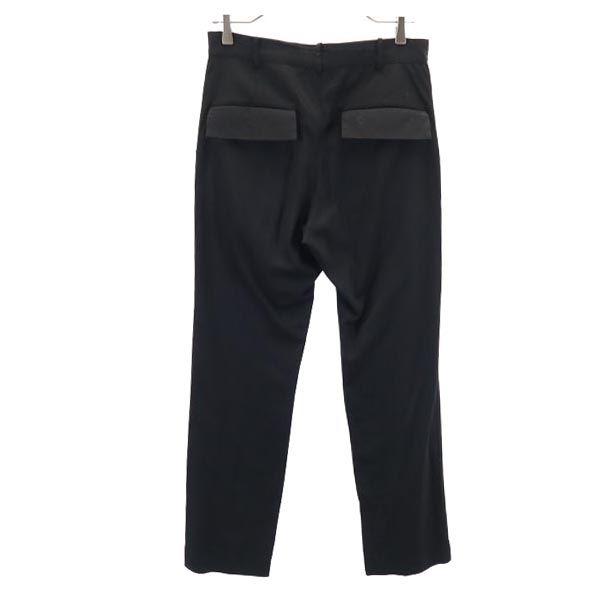 Y's wool Long pants 2 Black series Men's Used
