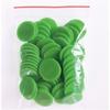 100Pcslot 30Mm Plastic Poker Chips Casino Bingo Markers Token Fun Family Club Board Games Toy Plastic Chips Coins Teaching Mus