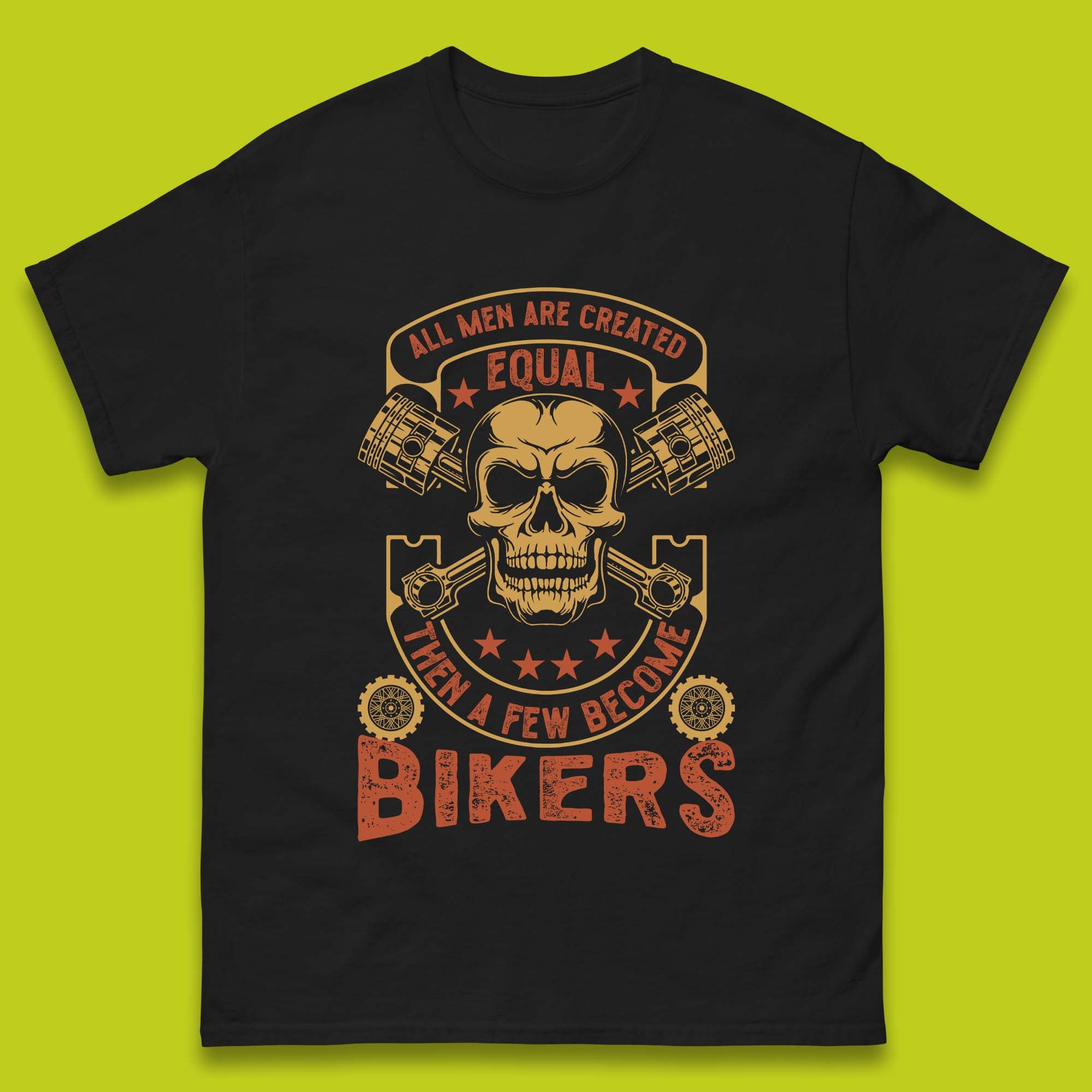Bikers Quotes Mens T-Shirt Womens Tops Tees L