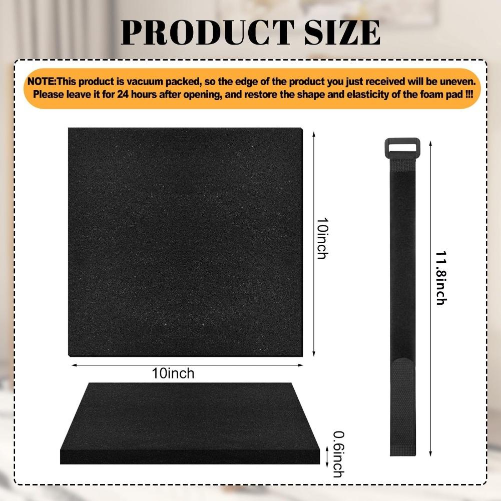 5Pcs Ladder Liner With Adjustable Strap Anti-Slip Pad Double-Layer Liner Fasteners Foam Pads For Home Improvement